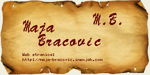 Maja Bracović vizit kartica